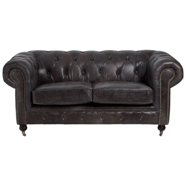 5502939_01__52190.1772774809.jpg Victor Dark Grey Brown Leather Chesterfield 2 Seat Sofa