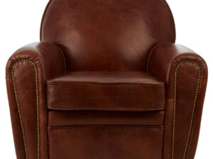 Victor Brown Leather Classic Armchair