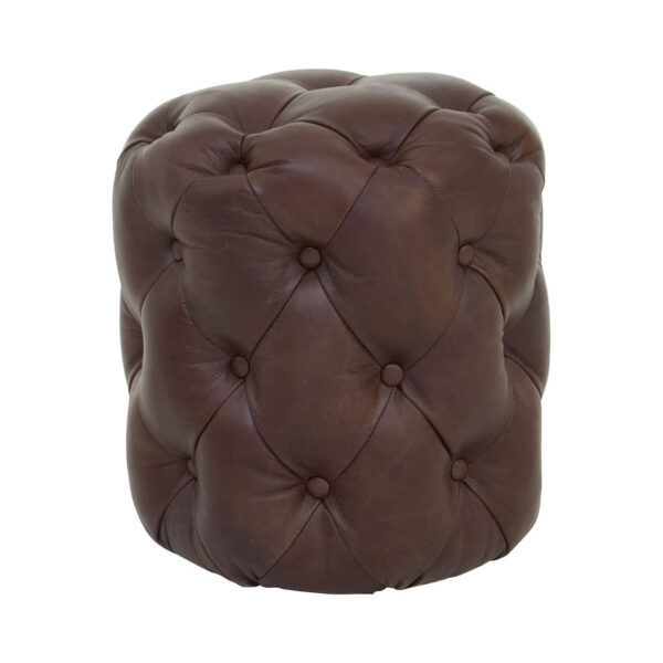 5502958__09323.1754494336.jpg Victor Button Tufted Brown Leather Stool