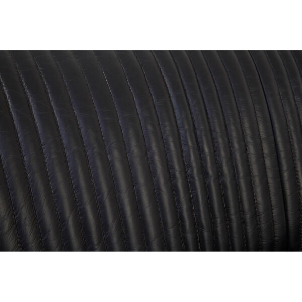 Victor 2 Seat Black Leather Sofa
