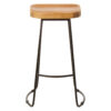 5502962__76969.1781844182-4.jpg Lyon Weathered Oak Wood and Metal Bar Stool