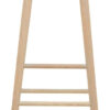 Lyon Black Oak Wood Bar Stool