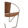 Buffalo Brown Leather Modern Sling Chair