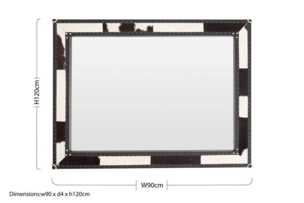 5503011_dat_01__73670.1754494497.jpg Kensington Townhouse Black And White Genuine Cowhide Wall Mirror