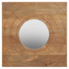 Sona Mango Wood Sqaure Wall Mirror