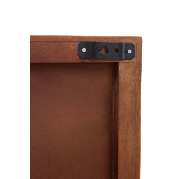Sona Mango Wood Sqaure Wall Mirror