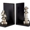 5505014__57583.1760426554.jpg Kensington Townhouse Set of 2 Silver Chess Piece Bookends