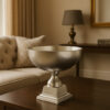 Kensington Townhouse Rough Nickel Finish Large Pedestal Bowl
