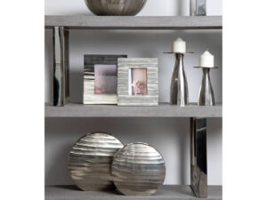 Kensington Townhouse Small Silver Candle Holder