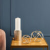 Kensington Townhouse Nickel Finish Set of Two Ring Orb Sculptures