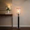 Kensington Townhouse Black Large Flootstanding Candle Holder