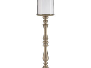 5505127__18349.1777547893-2.jpg Kensington Townhouse Nickel Finish Small Floorstanding Candle Holder