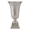 Kensington Townhouse Large Silver Finish Fluted Vase