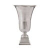Kensington Townhouse Small Silver Finish Fluted Vase