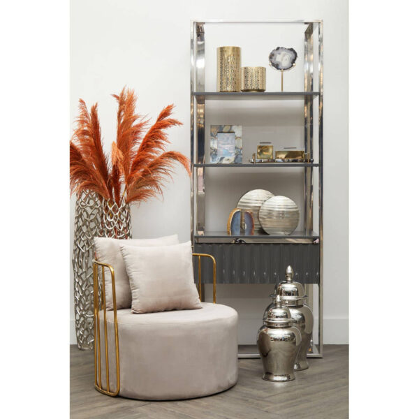 Kensington Townhouse Small Ceramic Silver Jar