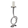 Kensington Townhouse Twist Nickel Candle Holder