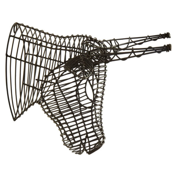 5505573_01__86783.1754508485.jpg Zania Black Wire Buffalo Head Sculpture Wall Art