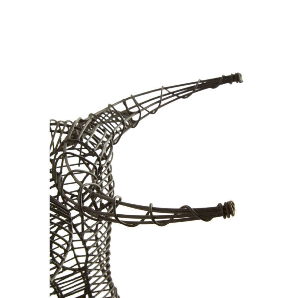 5505573_mac_02__64560.1754508487.jpg Zania Black Wire Buffalo Head Sculpture Wall Art