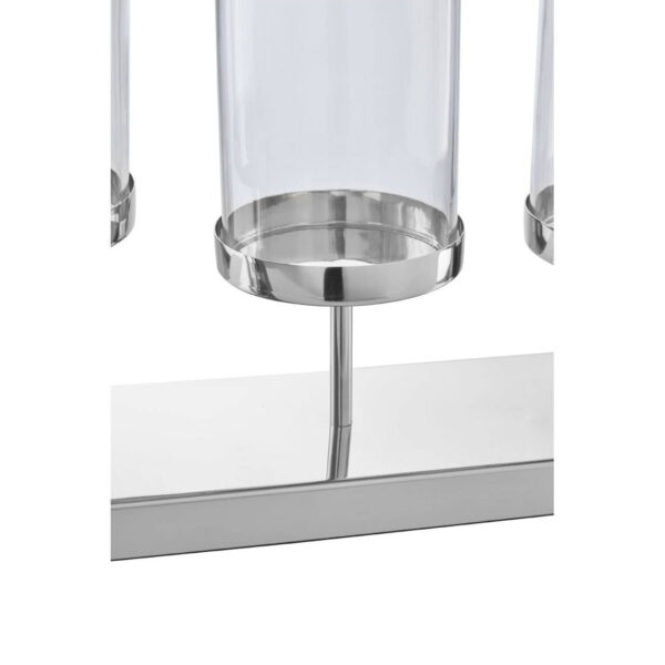 Kensington Townhouse 5 Light Silver Candle Holder.