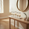 Kensington Townhouse 5 Light Silver Candle Holder.