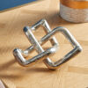 Kensington Townhouse Rough Nickel Finish Sculpture