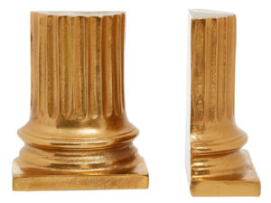 5506409__42791.1770800016.jpg Kensington Townhouse Set of 2 Gold Pillar Bookends