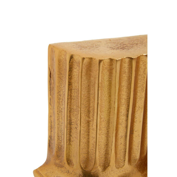 Kensington Townhouse Set of 2 Gold Pillar Bookends