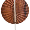Westo Brown Wood Sculpture With Black Base