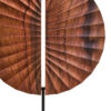Westo Brown Wood Sculpture With Black Base