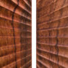 Westo Brown Wood Sculpture With Black Base