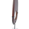 Westo Natural Wood Vertical Sculpture With Travertine Base