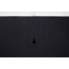 Kensington Townhouse Black Leather Effect Square Wall Clock