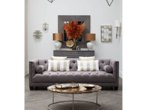 Kensington Townhouse Leather Patchwork Wall Clock
