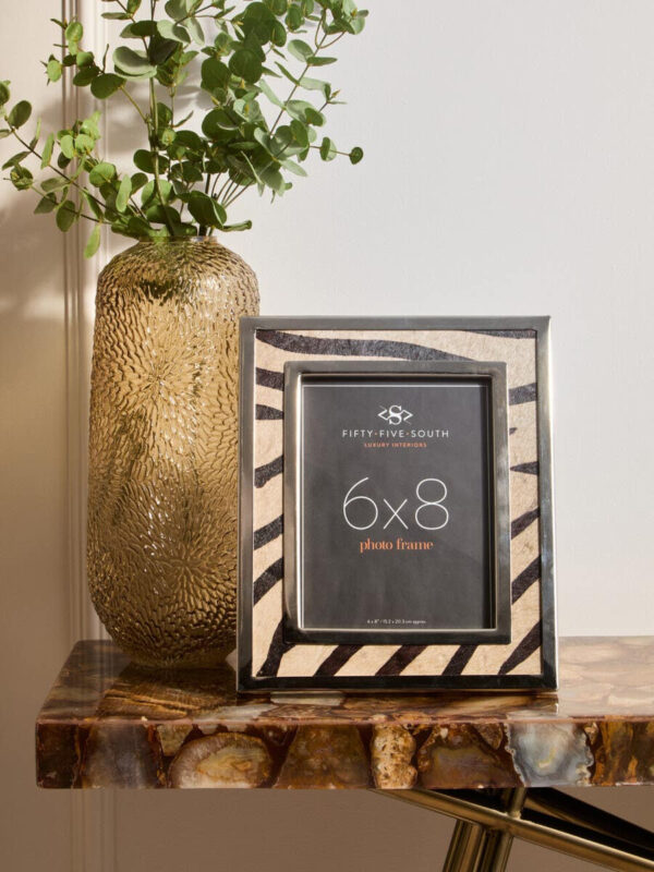 Kensington Townhouse 6in x 8in Zebra Design Photo Frame