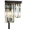 Kensington Townhouse Iron and Crystal Table Lamp