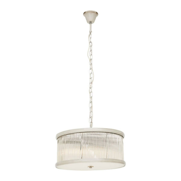 Kensington Townhouse Nickel Pendant Light