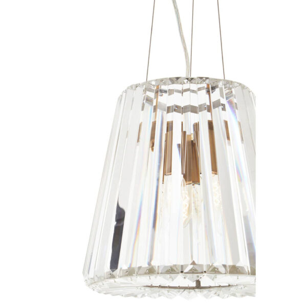 Kensington Townhouse 3 Bulb Bronze Pendant Light