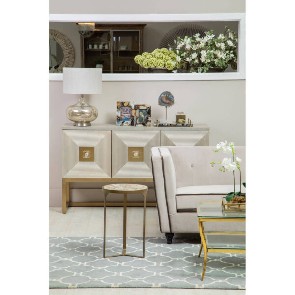 Bosie Kensington Grey & White rug