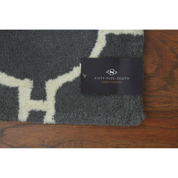 Bosie Kensington Grey & White rug