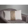 Kensington Townhouse Ivory Velvet And Gold Cushion