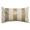 Kensington Townhouse Ivory Velvet And Gold Cushion