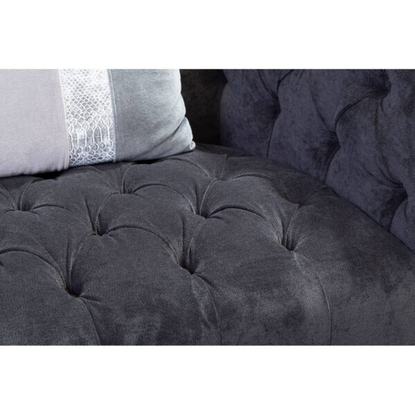 Bosie Kensington Townhouse Grey Rectangular Cushion