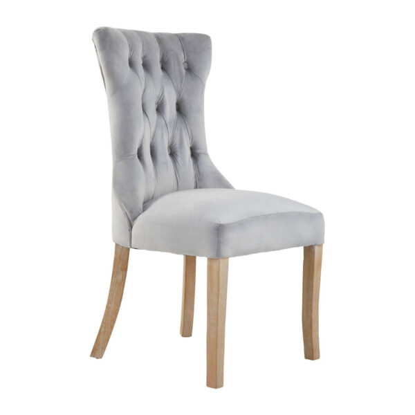 5527030__16505.1768288366.jpg Kensington Townhouse Grey Velvet Buttoned Dining Chair