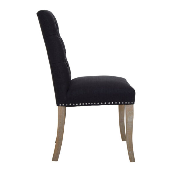 5527032_02__91753.1768366881.jpg Kensington Townhouse Black Linen Dining Chair with Wooden Legs
