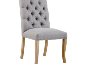 Kensington Townhouse Grey Linen Dining Chair