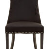 Kensington Townhouse Black Velvet Dining Chair