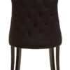 Kensington Townhouse Black Velvet Dining Chair