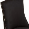 Kensington Townhouse Black Velvet Dining Chair