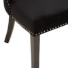 Kensington Townhouse Black Velvet Dining Chair