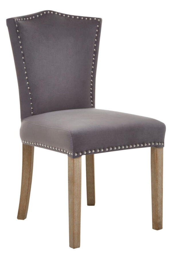 5527056_1__19375.1768380105.jpg Kensington Townhouse Grey Velvet Dining Chair with Antique Legs
